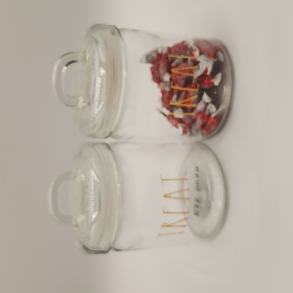 RAE DUN Glass Treat Jar Set with Gold Accents - Picture 9 of 9